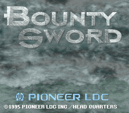 Bounty Sword (Japan) Title Screen
